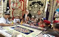 "Malika Sultan" gold embroidery workshop