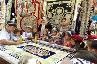 "Malika Sultan" gold embroidery workshop