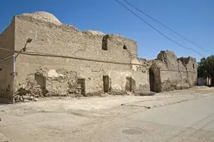 Archaeological site of the "Tosh Saray" madrasah